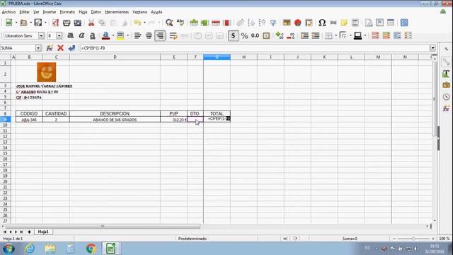 HACER FACTURA CON HOJA DE CALCULO DE LIBRE OFFICE смотреть онлайн