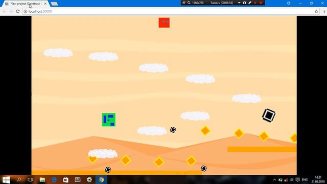 Как сделать облако в CONSTRUCT 2 дабавление вишиства #0 смотреть онлайн