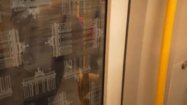 Germany, Berlin, U-Bahn ride from Parchimer Allee to Blaschkoallee