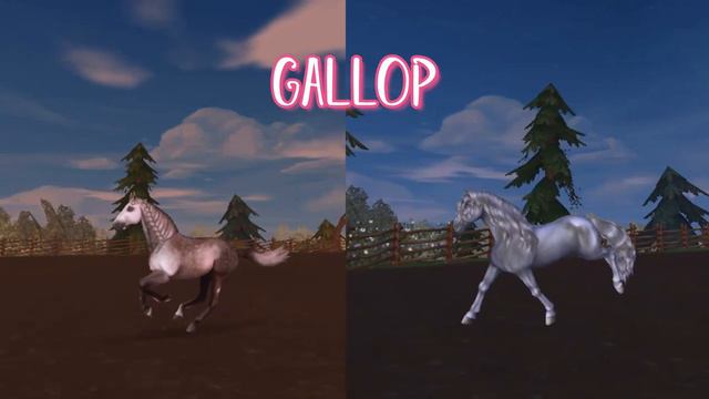 Andalusin vs Friesian Sport Comparison // Star Stable Online смотреть онлайн