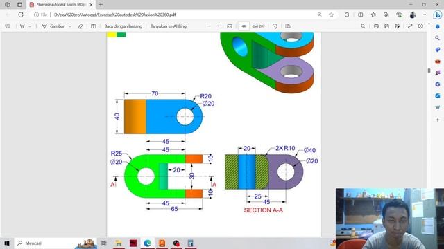 Fusion 360 Ex.39 смотреть онлайн