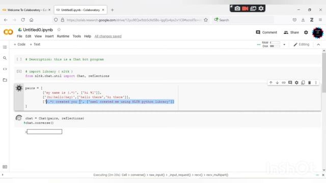 Python Chat Bot Tutorial - Chatbot with Artificial Intelligence (Part 2) смотреть онлайн