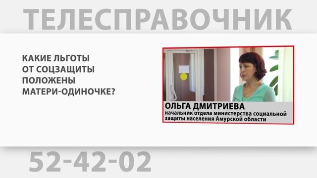 Какие дополнительные пособия положены матерям-одиночкам по линии соцзащиты? смотреть онлайн