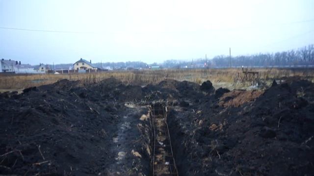Ленточный фундамент . Строим дом из газоблока. ч.1 смотреть онлайн
