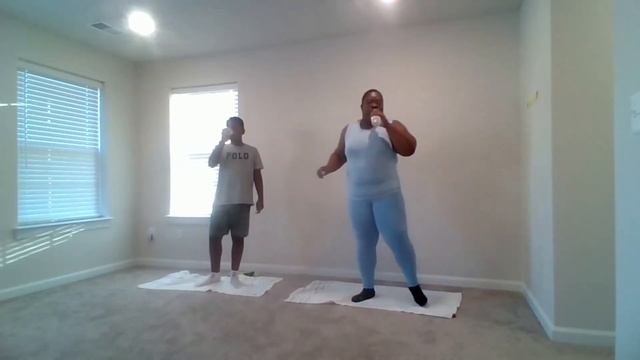 15 Minute Strength and Floor Workout for Beginners and Advance My Journey to Losing 100 lbs смотреть онлайн