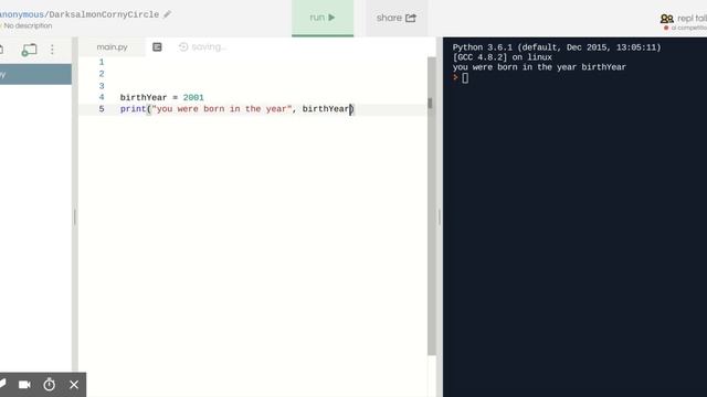 Video Lesson - Creating variables in Python смотреть онлайн