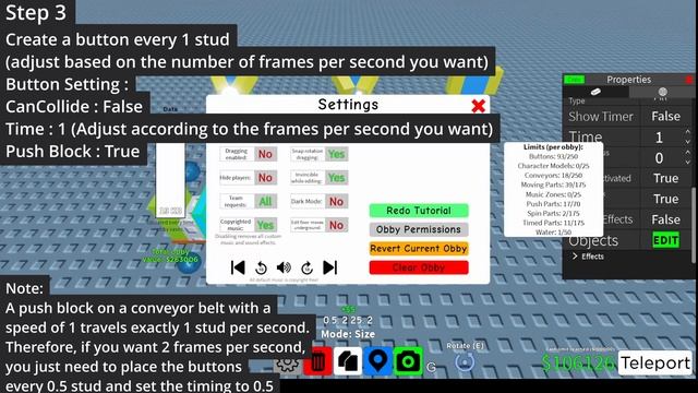 How to Create an Animation using button (Roblox Obby Creator) смотреть онлайн