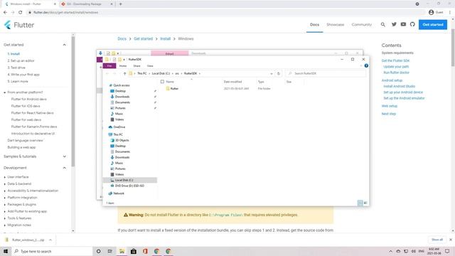 How to Install Flutter on Windows | how to download flutter смотреть онлайн