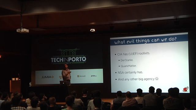 TECHINPORTO 2017 - What to do if three letter agencies are after your laptop? - Pedro Vilaça смотреть онлайн