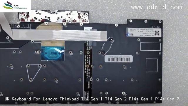 For Lenovo Thinkpad T14 P14 Notebook Keyboard Installation and Replacement смотреть онлайн