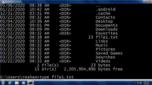How To Create,Open, Rename,Copy And Delete The File In MS-DOS Command Prompt || Command Prompt смотреть онлайн
