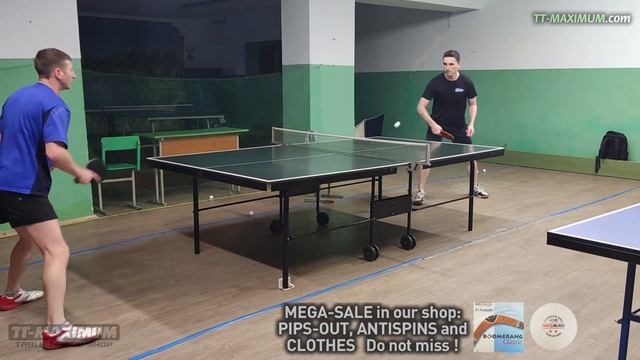 review IMPERIAL Vector Pro LONG PIPS rubber test, block effect, attack & defence properties смотреть онлайн