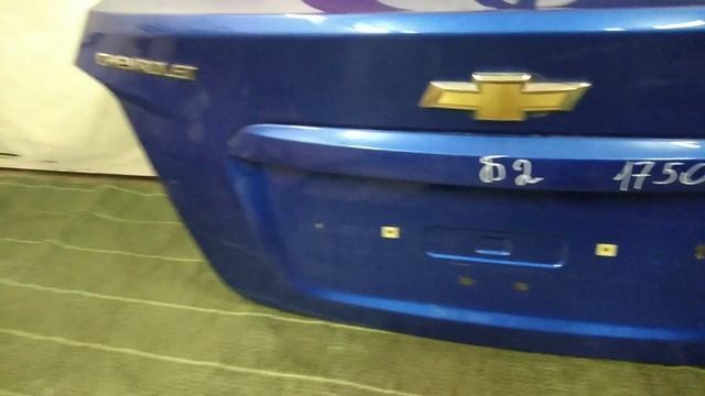 Синяя крышка багажника Aveo T300 седан