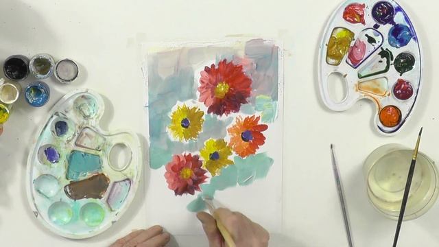 Светлана Кокорина Рисуем цветы смотреть онлайн