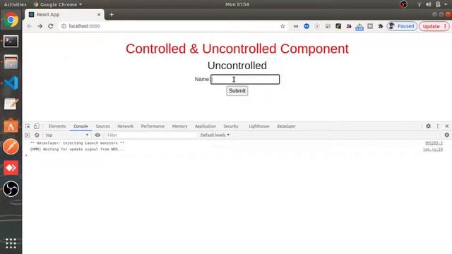 Controlled vs Uncontrolled Component | Part #30 | React js in Hindi tutorial смотреть онлайн