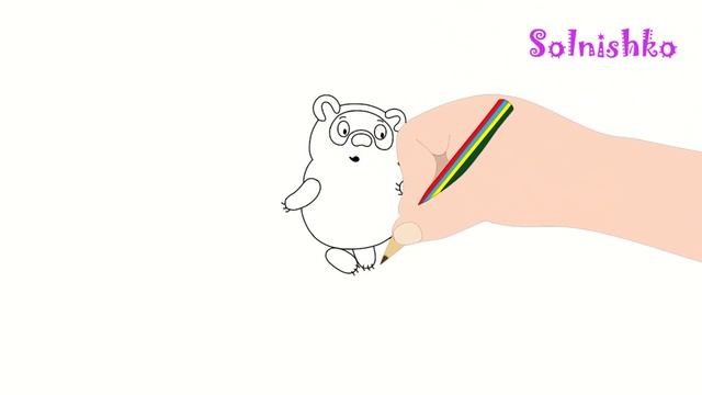 Как нарисовать Винни Пуха. How to draw a Winnie the Pooh. смотреть онлайн