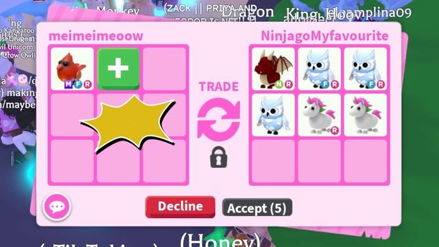 What People Offer For MEGA NEON RED CARDINAL ? | Adopt Me Trading смотреть онлайн