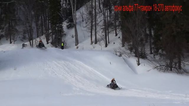 Кросс на снегоходах. смотреть онлайн