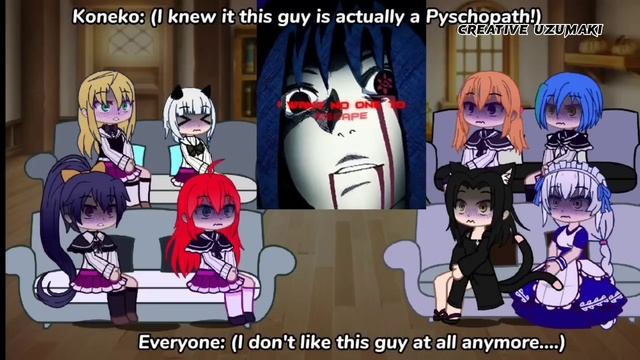 Highschool Dxd React to Naruto and Sasuke || Gacha reaction video || My au || (1/2) смотреть онлайн