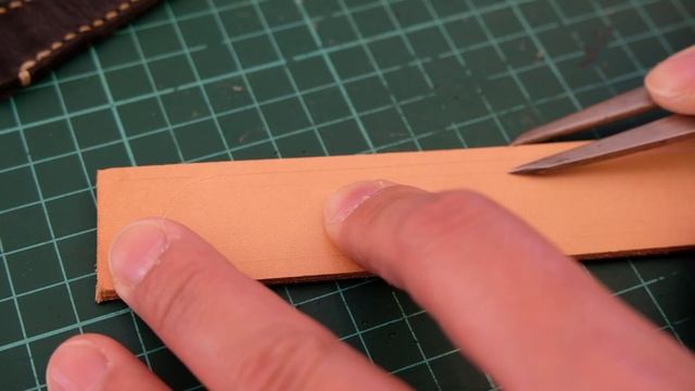 making a leather bund watch strap Leathercraft смотреть онлайн