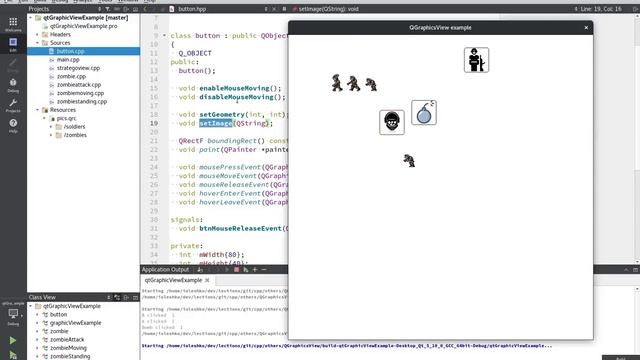 #5 Qt Widgets - Графика в QT. Анимация. Спрайты смотреть онлайн