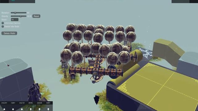 Нормальный самолет в Besiege! смотреть онлайн