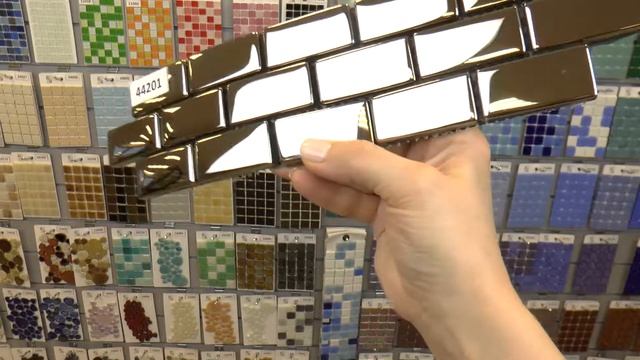 Стеклянная мозаика под металл, кирпичной кладкой