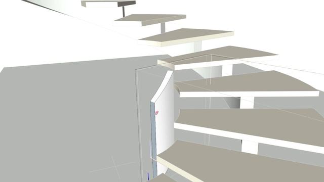 Создание перил для винтовой лестницы в программе SketchUp смотреть онлайн