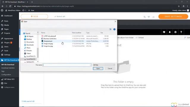WP File Download: OneDrive Personal as WP File Manager смотреть онлайн