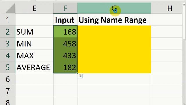Excel: Function Name Range смотреть онлайн