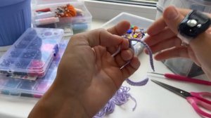 Браслет крючком за 15 минут.