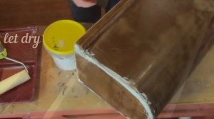 Реставрация деревянного чехла швейной машинки Restoration of wooden case of an oldest sewing machin