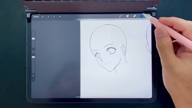 TUTORIAL - How To Draw Anime/Manga Eyes from different angle with PROCREATE (Beginner Friendly) смотреть онлайн