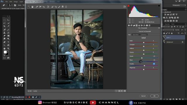 Photoshop CC 2018 || Tutorial || How to Retouching Indoor Portrait || Colour Effect || NS EDITZ.. смотреть онлайн
