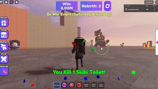 New Update Episode 63 The Red Speakerman Morph in Roblox Toilet Attack ? #roblox #skibiditoilet смотреть онлайн