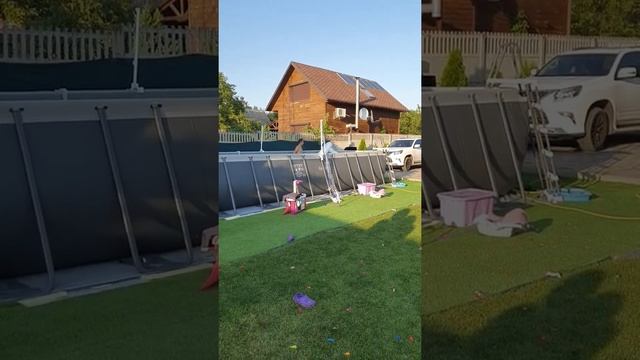 Супер Прыжок в бассейн Intex  Не Повторять