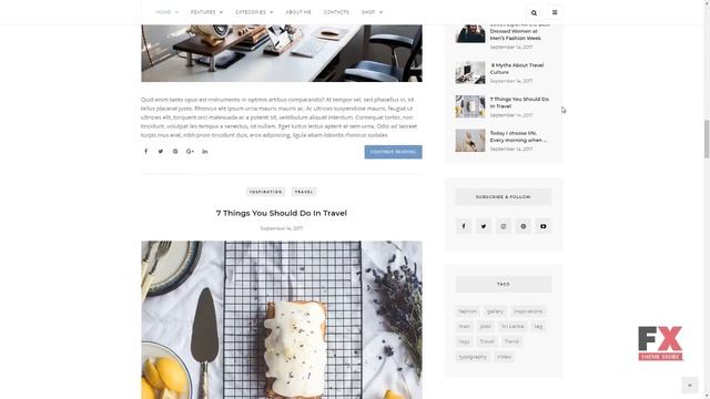 Iggy - Clean Blog & Magazine WordPress Theme TMT | Free Template Ran смотреть онлайн