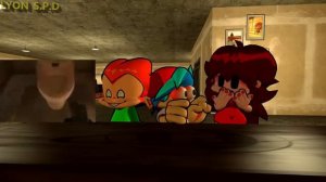 Friday night funkin : GF & BF and Pico's reaction to the discord memes (Garry's mod fnf animation)