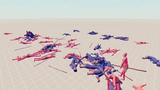 TABS 55v45 Spear Thrower Vs Headbutter-Totally Accurate Battle Simulator смотреть онлайн