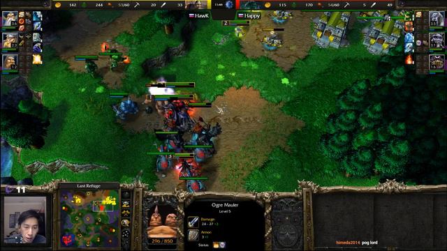 Happy (UD) Vs Hawk (HU) - WarCraft 3 - WC3148