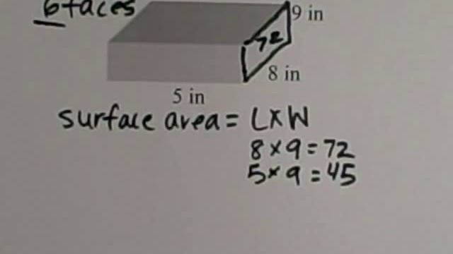 How to find the Surface Area of a Rectangular Prism смотреть онлайн
