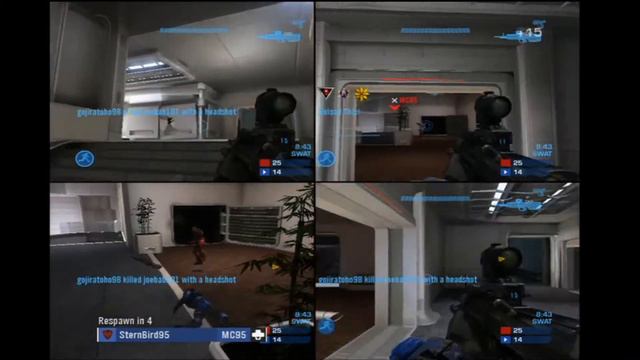 Halo Reach Splitscreen 1 - We 4 Players! смотреть онлайн