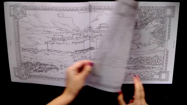 Обзор раскраски-антистресс HBO Game of Thrones смотреть онлайн