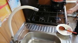 Компот из калины и шиповника