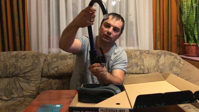 Распаковка смесителя Paulmark Holstein Ho212063-401 для кухонной мойки в цвете антрацит