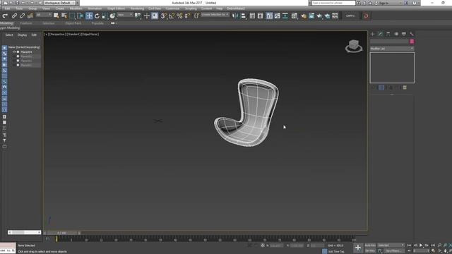 Создание 3D модели простого кресла. 3D Max. Corona Renderer смотреть онлайн