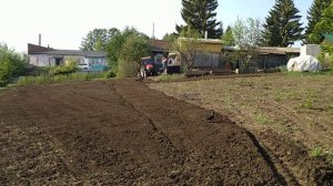 ЯПОНСКИЙ МИНИТРАКТОР ЯНМАР F-250 вспашка( фрезерование почвы)