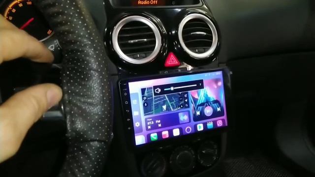 OPEL CORSA D UNISON 4/64Gb Qled. Установка магнитолы смотреть онлайн