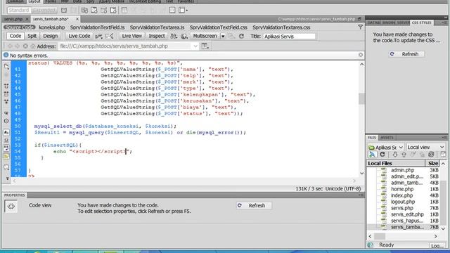 Membuat Form Javascript Alert смотреть онлайн