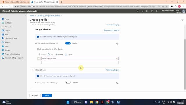 How to block websites on Google Chrome & Microsoft Edge using Microsoft Intune смотреть онлайн